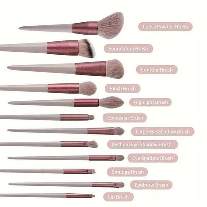 Spring-to-Autumn Series 13-piece Professional Makeup Brush