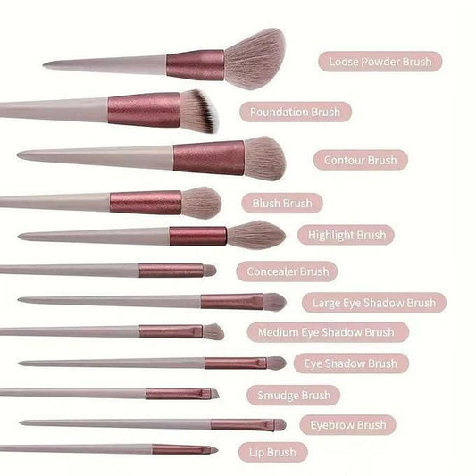 Spring-to-Autumn Series 13-piece Professional Makeup Brush