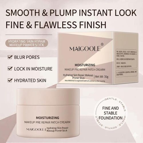 Beauty Host MAIGOOLE 3-in-1 Hydrating Pore-Blurring Primer (30g) – Long-lasting, non-sticky, smooth base for flawless, poreless makeup